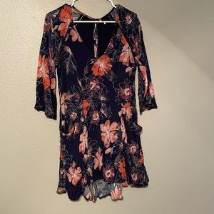 Free People 3/4 Sleeve Dress